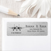 F-14 TOMCAT - ÉTIQUETTE DE ADRESSE (En situation)