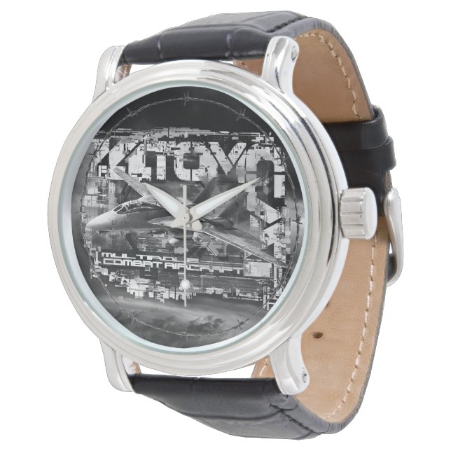 F-14 Tomcat eWatch Horloge (Gekanteld)