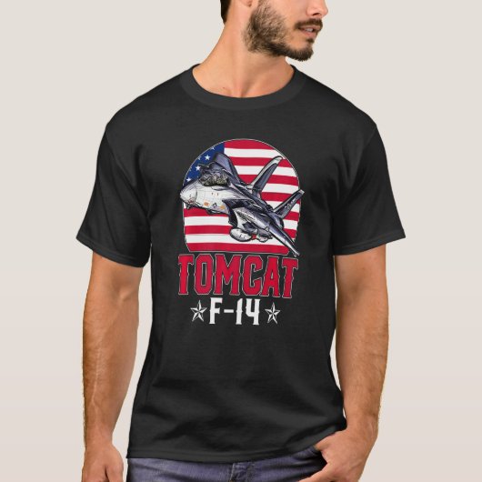 F 14 Tomcat Fighter Jet   T-shirt (Voorkant)