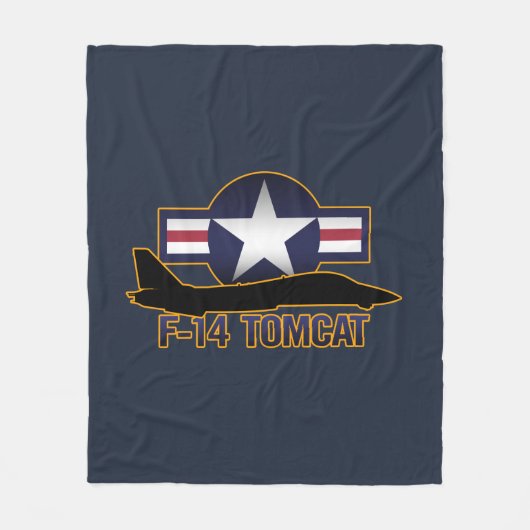 F-14 Tomcat Fleece Deken (Voorkant)
