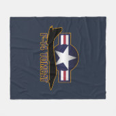 F-14 Tomcat Fleece Deken (Voorkant (Horizontaal))