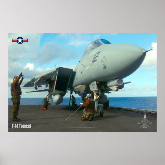 F-14 TOMCAT "FLIGHTDECK" POSTER (Voorkant)