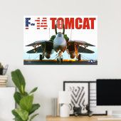 F-14 TOMCAT "FLIGHTDECK" POSTER (Thuiskantoor)