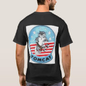 F-14 TOMCAT JET FIGHTER T-SHIRT (Achterkant)