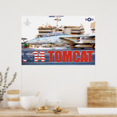 F-14 TOMCAT "LAUNCH" POSTER (Keuken)