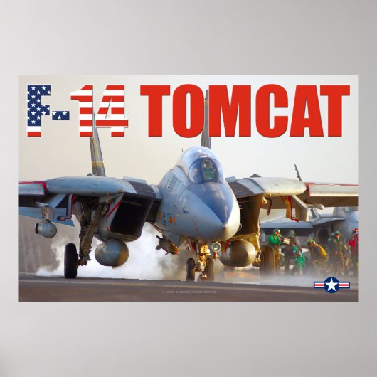 F-14 TOMCAT "LAUNCH" POSTER (Voorkant)