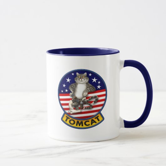 F-14 Tomcat Mascot Mok (Rechts)