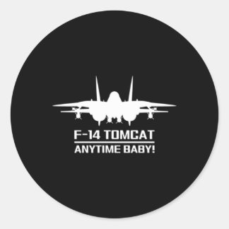 F-14 Tomcat Military Fighter Jet Vliegtuig aan de Ronde Sticker