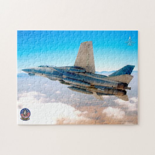 F-14 TOMCAT "OP PATROUILLE" (11x14 inch) Legpuzzel (Horizontaal)