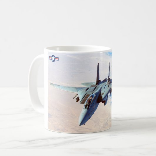 F-14 TOMCAT "OP PATROUILLE" KOFFIEMOK (Voorkant links)