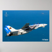F-14 TOMCAT "OP PATROUILLE" POSTER (Voorkant)