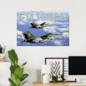 F-14 TOMCAT POSTER (Thuiskantoor)