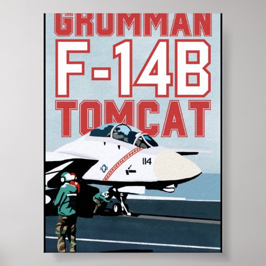 F-14 Tomcat Poster (Voorkant)