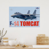 F-14 TOMCAT POSTER (Keuken)