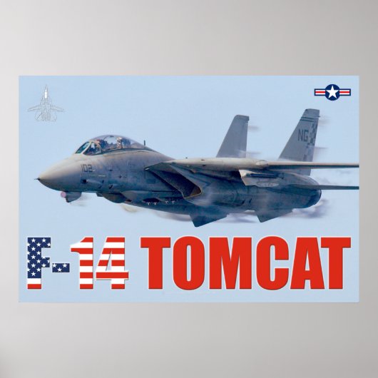 F-14 TOMCAT POSTER (Voorkant)