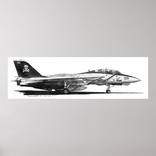 F-14 Tomcat - Poster (Devant)