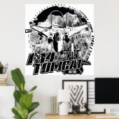 F-14 Tomcat Poster Poster (Bureau à domicile)