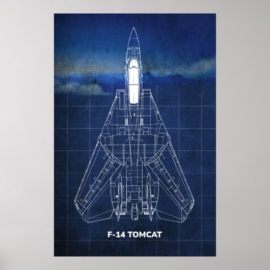 F-14 Tomcat-Poster Poster (Voorkant)