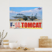 F-14 TOMCAT "PREFLIGHT"-POSTER POSTER (Keuken)