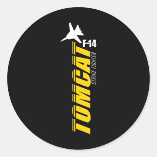F-14 Tomcat Ronde Sticker