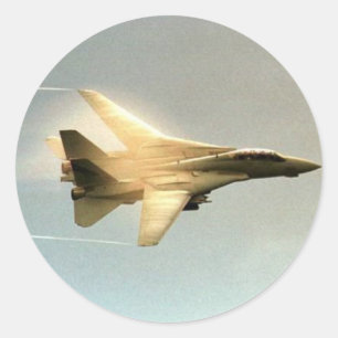 F-14 TOMCAT RONDE STICKER