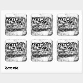 F-14 Tomcat Square Stickers Sticker (Vel)