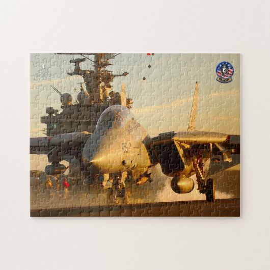 F-14 TOMCAT "SUNSET LAUNCH" (11x14 inch) Legpuzzel (Horizontaal)