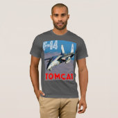 F-14 TOMCAT T-SHIRT (Voorkant volledig)
