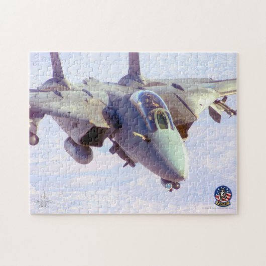 F-14 TOMCAT "TANKEN" (11x14 inch) Legpuzzel (Horizontaal)