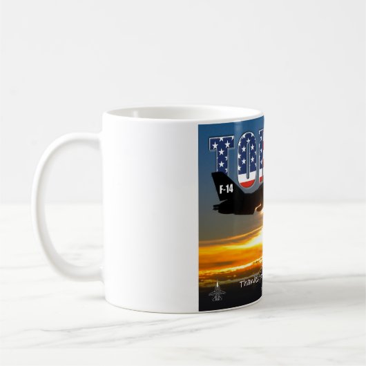 F-14 TOMCAT TOMCAT TOMCAT TOMCAT Tsunset Mug (Gauche)