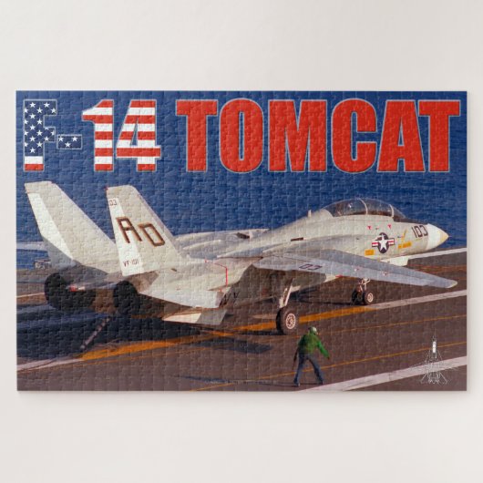 F-14 TOMCAT "TRAP" (20x30 inch) Legpuzzel (Horizontaal)