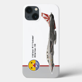  F-14 Tomcat VF-111 Sundowners iPhone 13 Hoesje