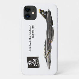 F-14 Tomcat VF-84 Jolly Rogers  iPhone 11 Hoesje