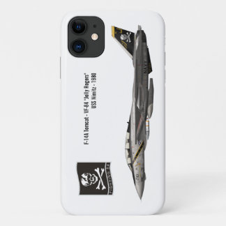 F-14 Tomcat VF-84 Jolly Rogers  iPhone 11 Hoesje