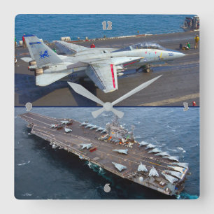 F-14 TOMCAT VIERKANTE KLOK