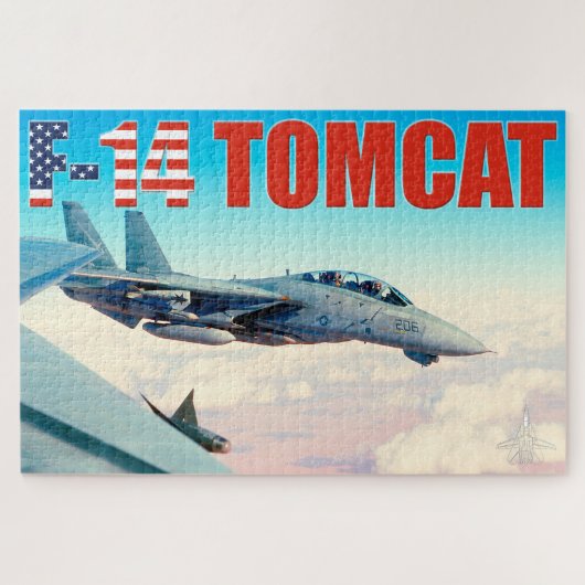 F-14 TOMCAT "WINGMAN" (20x30 inch) Legpuzzel (Horizontaal)