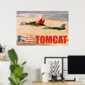 F-14 TOMCAT "WINGMAN" POSTER (Thuiskantoor)