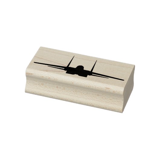 F-15 Eagle Fighter Jet Front Wood Stamp Rubberstempel (Stempel)
