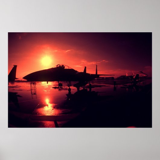 F-15 Eagle Fighter Jet Poster (Voorkant)