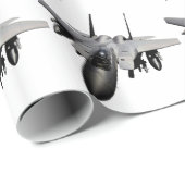 F-15 Eagle Jet Fighter Cadeaupapier (Rol Hoek)