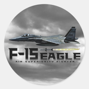 F-15 Eagle Ronde Sticker