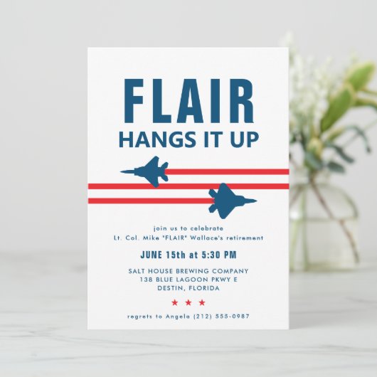 F-15 en F-22 Fighter Jet Party Uitnodiging (Staand voorkant)