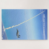 F-15 Fighter waarneemt de start van de Space Shutt Legpuzzel (Horizontaal)