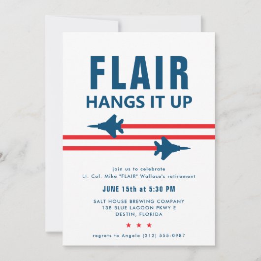 F-15 Invitation d'un avion de chasse (Devant)