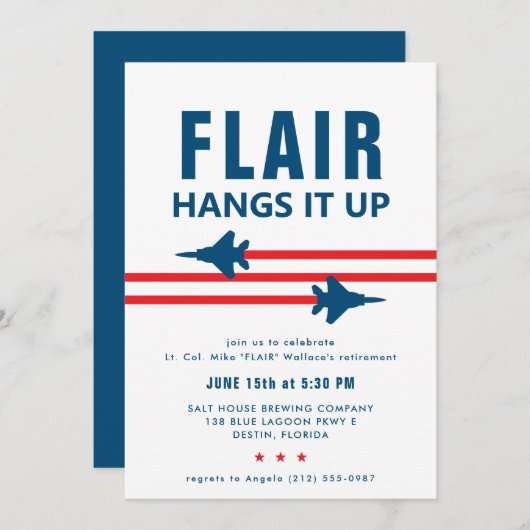 F-15 Invitation d'un avion de chasse (Devant / Derrière)