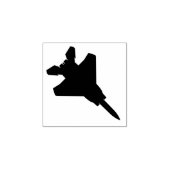 F-15 Mighty Eagle Fighter Silhouette Wood Stamp Rubberstempel (Afrduk)