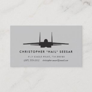 F-15 Mighty Eagle Pilot Visitekaartje
