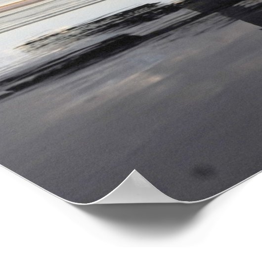 F-15 Vliegtuig met breukrijst Poster (Hoek)