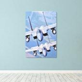 F-15C ELGF 24x36 Canvas Afdruk (Insitu (Houten vloer))