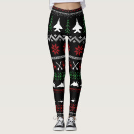 F-15C Kerstmis-leggings Leggings